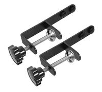 TOYZFRIENDY 2pcs Heavy Duty Table Clamp Pegboard Stand Over The Table Rod Holder for Home Office Workshop Iron Fixed Support with Easy Accessories for Stable Desktop Organization