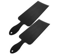 TOYZFRIENDY 2pcs Highlight Comb Mask Balayage Boards Hair Dyeing Board Hair Color with Teeth Professional For Highlights Balayage Wide Styling Tools Salon Black