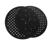TOYZFRIENDY 2pcs Kitchen Sink Mats Rubber Protector Pads Non Slip Drain Mat with Design for Flow and Air Drying Premium Rubber Cut to Fit Sink Protector
