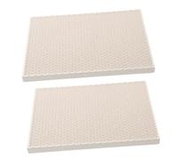 TOYZFRIENDY 2pcs Large Honeycomb Soldering Mat Block for Jewelry Making High Temperature Resistant Refractory Brick Welding Panel Lightweight Insulation Board for Precise Solder Jewellery and