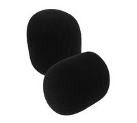 TOYZFRIENDY 2pcs Large Sponge Microphone Covers Washable Thickened Mic Windscreen for Noise Reduction and Protection Suitable for Handheld Recording and Performance