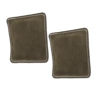 TOYZFRIENDY 2Pcs Leather Pool Cue Cleaner Cloth for Billiard Snooker Pool Sticks Soft Wiping Towels for Shaft Polishing and Oil Removal Military Green Cue Accessories