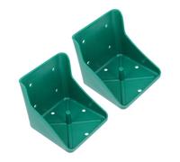 TOYZFRIENDY 2pcs Livestock Salt Feeder Rack Large Salt Block Holder for Sheep Cattle Horse PP Material with Smooth Surface Easy to Clean for Shop Use