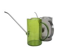 TOYZFRIENDY 2Pcs Long Spout Watering Can with Transparent Measurement Marks Stainless Steel Watering Pot for Indoor and Outdoor House Plants and Potted Gardening