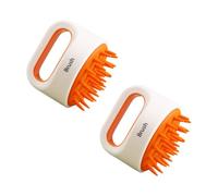 TOYZFRIENDY 2pcs Multifunctional Bathing Massage Brush for Adults and Wet and Dry Use Non-Slip Shower Scrubber with Soft Bristles to Stimulate Circulation and Remove Skin Dirt