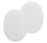 TOYZFRIENDY 2pcs Natural Marble Hot Massage Stones for Deep Tissue Relaxation and Muscle Tension Relief Smooth Surface Spa Essential Oil Enhanced Body and Face Massage Rocks