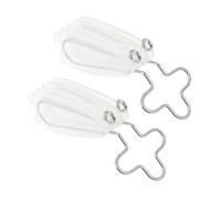 TOYZFRIENDY 2pcs Nose Slimming Clip Transparent Silicone Nose Bridge Straightener Lifting Device for Adult Beauty Facial Shaping Comfortable Clip for Reading Sleeping Use