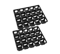 TOYZFRIENDY 2pcs Nursery Pot Holders Stackable Plant Pot Storage Racks for Seed Germination and Succulent Organization Grow Tray for Gardening and Vegetable Seedlings