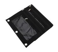 TOYZFRIENDY 2Pcs Oxford Cloth Pencil Bags Mesh Window Zipper Stationery Pouches for Office School Binder Multi-Purpose Organizers for Pens Cards Cash and Travel Essentials