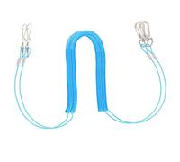 TOYZFRIENDY 2pcs Parrot Bird Fly Train Leash Elastic Steel Spring Bird Harness Leash 3m Straight Flying Rope for Outdoor Traction and Training