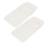 TOYZFRIENDY 2pcs PU Leather Pen Bag Portable Pencil Protector Pouch for Nurses Doctors with Large Capacity Multi Function Organizer Pocket for Hospital Work White