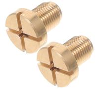 TOYZFRIENDY 2Pcs Radiator Expansion Tank Bleeder Screws for Compatible E36 E39 E46 Models, Coolant Drain Screws Car Parts for Cooling System Maintenance