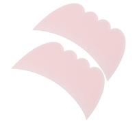 TOYZFRIENDY 2pcs Reusable Silicone Mascara Shield Guard for Precise Eyelash Application Soft Flexible Eye Makeup Tool with Replaceable Eyeshadow Pads Eyeliner and Mascara Assistant for Smooth