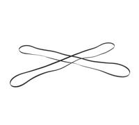 TOYZFRIENDY 2pcs Rubber Phonograph Belt Record Player Belt Replacement Flat Turntable Drive with Good Elasticity Easy to Replace for Reel to Reel Recorder