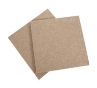 TOYZFRIENDY 2Pcs Self-Adhesive Felt Board Tiles Square Pin Boards Thick Deep Camel Color Bulletin Wall Tiles for Home Office School Bedroom Decoration