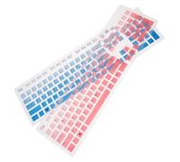 TOYZFRIENDY 2PCS Silicone Keyboard Protector Skin Compatible with Dell Desktop Laptop Dustproof Cover Flexible Keyboard Guard