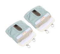 TOYZFRIENDY 2pcs Small Guinea Pig Feeding Bags Hangable Hay Holder and Reusable Pet Pouch for Rabbits Hamsters Cage Decoration