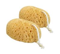 TOYZFRIENDY 2pcs Soft Bath Sponges for Shower Women Skin Friendly Exfoliating Body Scrubbing Sponges with High Absorption Rich Ergonomic Honeycomb Design for Gentle Cleansing and Massage