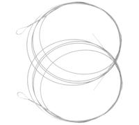 TOYZFRIENDY 2Pcs Steel Dulcimer Strings Replacement Instrument Accessories for Sweet Resonant Sound Easy to Install for Dulcimer Learners and Music Players