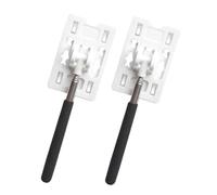 TOYZFRIENDY 2pcs Telescopic Car Card Toll Holder Sticks Parking Payment Rods for Vehicle Parking and Garage Toll Booths Wear-resistant Extension Badge Holders