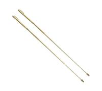 TOYZFRIENDY 2pcs Telescopic Metal Dowsing Rods Alloy Stainless Steel Water Detection Tools for Outdoor Use Precision Ground Probe for Finding Underground Resources