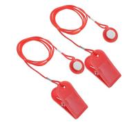 TOYZFRIENDY 2pcs Treadmill Safety Key Magnetic Lock Replacement for Running Machine Emergency Stop Safety Tool for Electric Treadmills Fitness Accessories