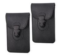 TOYZFRIENDY 2Pcs Ultra-Thin Waist Bag for Men Multifunctional Small Waist Pouch with Belt Loop Stylish Punk Design Lightweight Outdoor for Phones Keys and Essentials