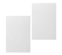 TOYZFRIENDY 2Pcs White Aluminum Sublimation Blanks 30X20Cm 0.5Mm Thick Metal Photo Sheets Heat Transfer Aluminum Plates for Industrial Printing and Sign Making