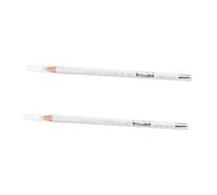 TOYZFRIENDY 2pcs White Eyebrow Pencil Smooth Pulling Lines for Precise Eye Makeup and Wear Fine Tip for Detailing Sweat-resistant and Smudge- for Brows and Eyeliner