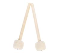 TOYZFRIENDY 2pcs Wood Handle Drum Mallets Wool Felt Head Drum Sticks for Gong Suitable for Adult Percussionists and Students Comfortable Grip