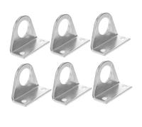 TOYZFRIENDY 3 Pairs Stainless Steel Air Cylinder Rod Brackets with Rounded Edges Cylinder Bore Mounting Clamps for Pneumatic Ma Heavy Duty Fixing Supports