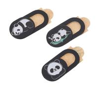 TOYZFRIENDY 3 Pcs Cute Panda Webcam Privacy Cover Cartoon Camera Protection Patch for Phone Laptop Computer Easy to Install Detachable Phone Accessory for Privacy Security