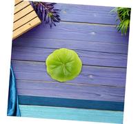 TOYZFRIENDY 30pcs Floating Lotus Leaf Artificial Plant for Fish Scenery Realistic Water Decorative Leaf Ornament for Aquarium Miniature Landscape Pool Decoration Green
