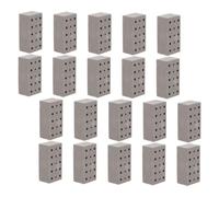 TOYZFRIENDY 30pcs Miniature Porous Brick for Dollhouse Landscaping DIY Craft Realistic Small Building Blocks for Model Walls Portable Tiny Bricks for Interactive Family Play and Decoration