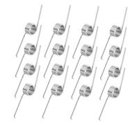 TOYZFRIENDY 30pcs Pedal Trash Can Trash Bin Metal Torsional Spring Parts Steel Torsional Spring Roller Door Can Replacement for Lid Garbage Bin Silver Stainless Steel