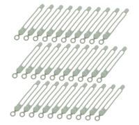 TOYZFRIENDY 30pcs Silicone Cable Ties Reusable Wire Organizer Straps for Earphones Phone Computer Cords Flexible Data Cable Organizer for Home Office Kitchen Cord Management