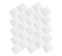 TOYZFRIENDY 30Pcs Transparent Adhesive Card Pouches Self-Stick Material Label Sleeves Protective Holder for Index Cards and Logos Practical