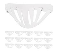 TOYZFRIENDY 30pcs White Baseball Cap Inserts Flexible Reusable Inner Support Shapers to Maintain Hat Shape Prevent Deformation Lightweight Portable for Adult Caps