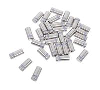 TOYZFRIENDY 32pcs Stainless Steel Standoff Advertising Screws for Glass Sign Mounts Secure Wall Mount Brackets for Picture Frames and Poster Displays Slip Hardware for Exhibition and Office
