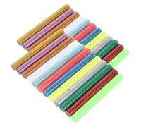 TOYZFRIENDY 36pcs Colored Hot Melt Glue Sticks Strong Adhesive DIY Crafting Kit EVA Material Quick Melting for Card Making Home Decorations Christmas Crafts
