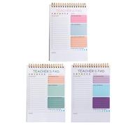 TOYZFRIENDY 3pcs 2026 Planner Book Set - Weekly Monthly Daily Organizer Notebook for Teachers Students, Project Task Planner with Appointment Notes, Personal and Work Scheduling Pads