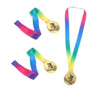 TOYZFRIENDY 3pcs Bicycle Medals Road Bike Medals Cycling Achievement Racing Honor Cycling Recognition Victory Honor Zinc Alloy