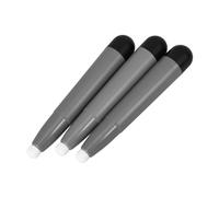 TOYZFRIENDY 3pcs Black Nano Tip Whiteboard Precision Stylus Pens Universal Capacitive Touch Screen Pens for Electronic Boards and Large Screens in Office and Classroom Use