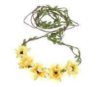TOYZFRIENDY 3pcs Bohemian Flower Crown Headbands Lightweight Hair Wreaths for Women Festival Weddings Party Accessories