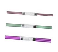 TOYZFRIENDY 3pcs C Curve Aluminum Nail Shaping Rods Manicure Metal Tubes for Making Nail Extensions and Shaping Nail's C Curve for Schools and Beauty Salons