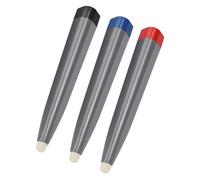 TOYZFRIENDY 3Pcs Capacitive Stylus Pen with Soft Felt Tip for Touch Screens High Sensitivity Tablet Screen Stylus Pens for Interactive Whiteboards and Teachers Black Red Blue