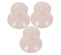 TOYZFRIENDY 3PCS Crystal Mushroom Shaped Gua Sha Facial Massage Roller Tool for Skin Care Cooling Face Massager Stone for Puffiness Reduction Fine Line Smoothing Enhanced Circulation Portable