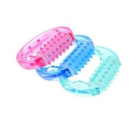 TOYZFRIENDY 3PCS Handheld Cellulite Roller Body Massager Ergonomic Full-Body Relaxation Massage Tool for Legs and Waist Safe PP Material Smooth Skin-Friendly Design Random Color