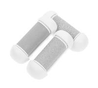 TOYZFRIENDY 3Pcs Replacement Rollers for Electric Callus Remover Feet File Coarse Grinding Heads for Electronic Pedicure Tool Portable White Refill with Three Coarseness Levels