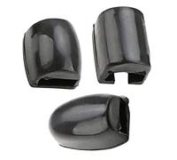 TOYZFRIENDY 3pcs Saxophone Side Key Risers Silicone Covers Black Protective Cushions for Finger Comfort and Instrument Protection Easy Installation Replacement Accessory